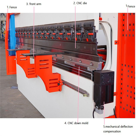 8 MM 250 Tonnen Blechplatte Automatische CNC Hydraulische Abkantpresse Biegemaschine