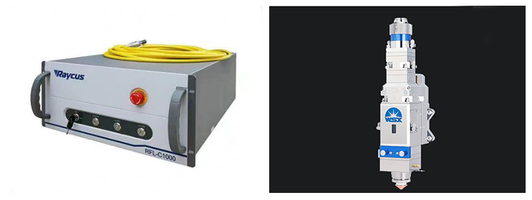 3015 Faserlaser-Metallschneidemaschine 1000 W 2000 W Max. Raycus-Laserleistung