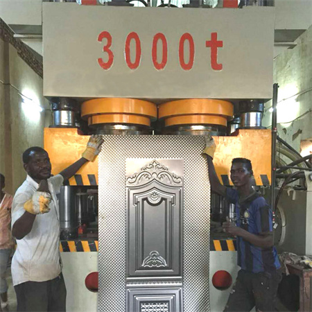Beweglicher Arbeitstisch Elektrische 100-Tonnen-Doppelsäulen-manuelle hydraulische Pressmaschine
