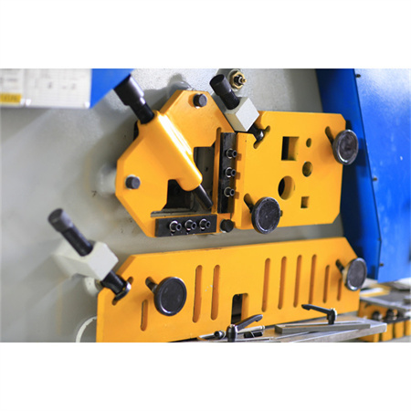 Hydraulische multifunktionale Eisenarbeiter-Schermaschine, Stanzpresse zum Stanzen von runden quadratischen Langlöchern
